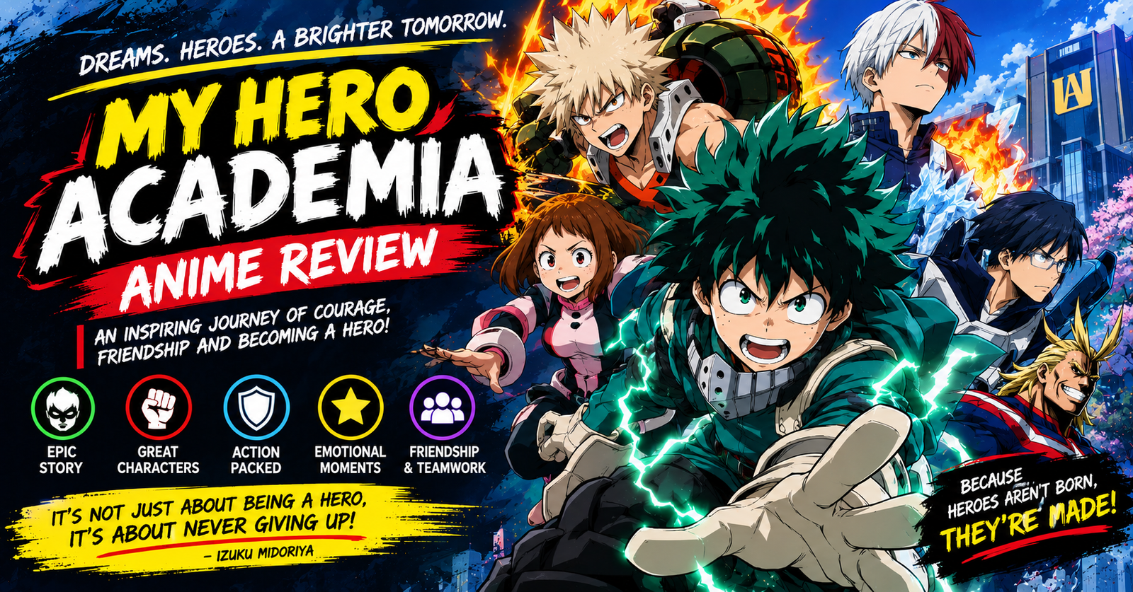 My Hero Academia Anime Review: A Modern Shonen Staple Done Right